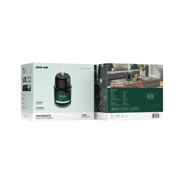 Green Lion Fragrance Air Diffuser 160mL – Black