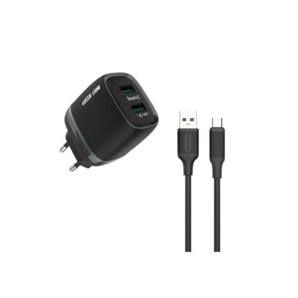 Green Lion Dual USB 12W Wall Charger