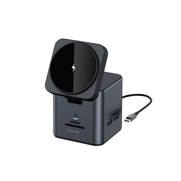 Green Lion 9 In 1 Hub Docking Station – Black
