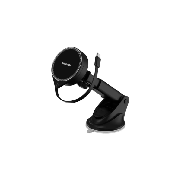 Green Lion GH-17 Magsafe Holder 15W – Black