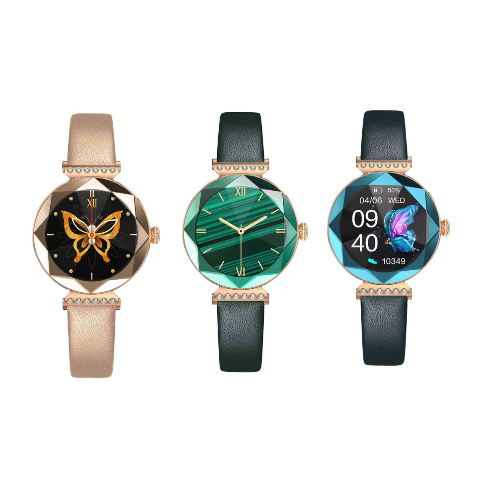 Green Lion Swarovski Smart Watch