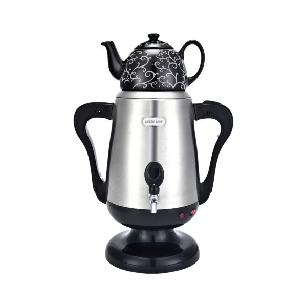 Green Lion Electric Samovar – Silver