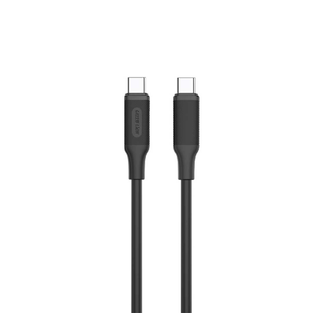 Green Lion USB-C to USB-C PVC Cable 1M 60W – Black