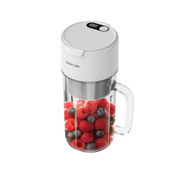 Green Lion Portable Blender Mug 2 – White